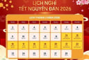 Chính thức Lịch nghỉ Tết Dương Lịch 2026: Nghỉ liên tiếp 4 ngày?