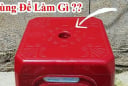 Tại sao trên ghế nhựa thường có một lỗ tròn?