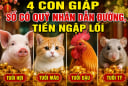 4 con giáp số có Quý Nhân dẫn đường, Tiền ngập lối