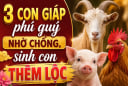 3 con giáp phú quý nhờ chồng, sinh con thêm Lộc