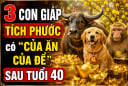 3 con giáp Tích Phước, có 'của ăn của để' sau tuổi 40