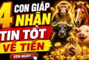 4 con giáp Lộc Lá đầu tuần, nhận thưởng to