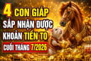 4 con giáp sắp nhận được khoản Tiền To cuối tháng 7/2026