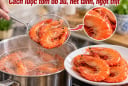 Cách luộc tôm đỏ au, hết tanh, ngọt thịt