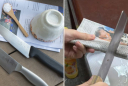 Chỉ cần 1 giấy, dao cùn mấy cũng sắc lẹm như mới