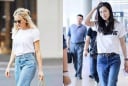 Muôn vàn cách mix áo thun trắng và quần jeans sành điệu hack tuổi cho cô nàng U40