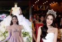 Hoa hậu Đỗ Thị Hà để lộ khoảnh khắc rạng rỡ bên váy cưới, phải chăng sắp lên xe hoa?