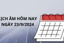 Lịch âm hôm nay lịch vạn niên ngày 23/9 cẩn thận hao tài tốn của