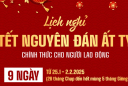 Chính thức: Lịch nghỉ Tết Nguyên đán Ất Tỵ 2025