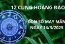 Tử vi ngày 14/3 con số may mắn mang vàng gánh bạc cho 12 cung hoàng đạo trúng nhà ai nhà đó giàu