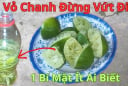Chanh vắt nước xong đừng vội bỏ vỏ, giữ lại làm 1 việc quý hơn vàng
