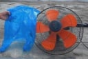 Mẹo vệ sinh quạt không cần tháo lồng: Chỉ với 1 túi nilon, sạch bong trong 5 phút