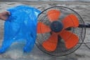 Mẹo dùng túi nilon vệ sinh quạt sạch như mới, không cần tháo lồng, ai cũng làm được