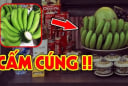 Có nên nên ghép 2 nải chuối để thắp hương không?