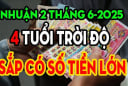 Hiếm có: Đúng tháng 6 nhuận 4 con giáp Thuận Nước Đẩy Lên, giàu sang đỉnh nóc