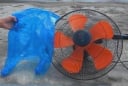 Chỉ với 1 túi nilon, vệ sinh quạt sạch bong trong 1 phút mà không cần tháo lồng, ai cũng làm được!