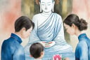 Cha mẹ hiền lành để đức cho con: Top 3 con giáp sống thiện lành, làm việc tốt, con cháu hưởng phước
