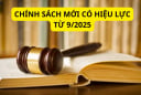 Kể từ 1/9/2025: 8 chính sách mới chính thức có hiệu lực, người dân cần nắm rõ