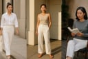 Phụ nữ 40+: Chỉ cần một chiếc quần trắng, phong cách sẽ thay đổi ngoạn mục
