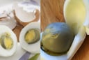  Vì sao đôi khi trứng luộc lên lòng đỏ chuyển màu xanh, ăn có độc không?