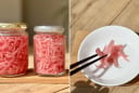 Học người Nhật cách làm gừng hồng chỉ với vài nguyên liệu đơn giản