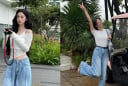 Tham khảo các mỹ nhân Việt 10 công thức diện quần jeans mùa thu sau đây: