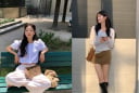 Muốn đạt điểm 10 thanh lịch và sang chảng nàng đừng bỏ qua các cách mix màu trắng và be sau