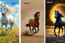 Quiz: Chọn hình ảnh 1 con ngựa để khám phá vận may năm Bính Ngọ 2026, khả năng giàu có của bạn