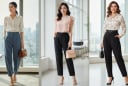 Áo sơ mi phối quần baggy: Công thức lên đồ công sở giúp nàng thăng hạng khí chất chỉ trong 5 giây