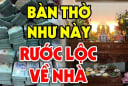 Tổ Tiên linh ứng, 4 dấu hiệu trên bàn thờ báo gia chủ có lộc to