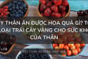 Người suy thận nên ăn hoa quả gì để hạn chế tăng kali
