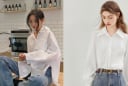 Sơ mi trắng và jeans ống rộng: Công thức tối giản định hình phong cách 2026