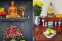 Vì sao bình hoa nên đặt bên trái bàn thờ?
