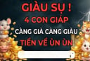 Trời sinh Số Sướng: 4 con giáp đầu tư thắng chắc, lãi mẹ đẻ lãi con