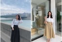 Áo sơ mi và chân váy: Công thức quen thuộc nhưng đủ sức nâng tầm phong cách công sở