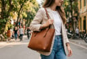 Túi tay cầm dài quay trở lại: Món phụ kiện nhỏ nâng tầm cả outfit