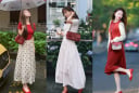 Giày ballet đỏ: điểm nhấn nhỏ nhưng đủ làm thay đổi cả outfit