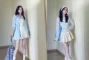 Mặc màu xanh dương mùa hè thế nào để vừa tươi tắn vừa thanh lịch?