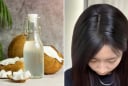 Cách giảm rụng tóc, kích thích tóc mọc dày, hiệu quả nhờ dầu dừa
