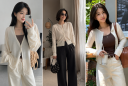 Cardigan mỏng – món đồ công sở được yêu thích nhờ sự thanh lịch và tính ứng dụng cao