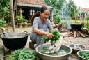 Nhổ lông vịt siêu nhanh, sạch tuốt lông măng nhờ 1 nắm lá đu đủ