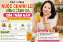 Cách pha nước chanh leo uống căng da, xóa thâm nám
