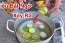 Tại sao nên cho vài lát chanh tươi vào nồi luộc trứng?
