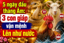 5 ngày đầu tháng Âm: 3 con giáp vận mệnh Lên như nước