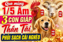 Qua mùng 1/5 Âm, 3 con giáp Thần Tài phủi sạch cái nghèo