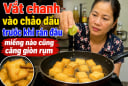 Vắt chanh vào chảo dầu trước khi rán đậu, miếng nào cũng căng giòn rụm