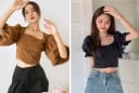 Áo tay bồng trở lại mạnh mẽ, chinh phục từ công sở đến phong cách dạo phố