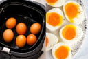 Cách dùng nồi chiên không dầu luộc trứng lòng đào, lòng đảo dẻo quánh, béo ngậy