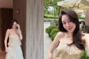 Mang thai tháng thứ 7, Á hậu Tường San vẫn ghi điểm với phong cách thời trang thanh lịch và cuốn hút