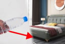 Vì sao khi qua đêm trong khách sạn người ta thường lấy chai nước lăn xuống gầm giường?